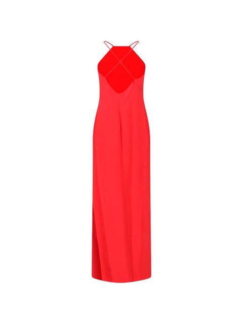 Lauren Ralph Lauren halterneck split dress - Red - zdjęcie produktu nr 2