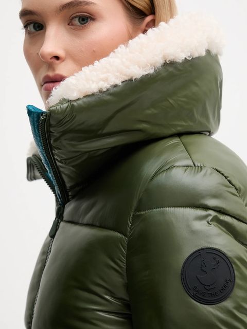 Save The Duck kurtka MOMA kolor zielony zimowa D30974W.LOVE21