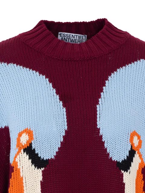 Essentiel Antwerp embroidered high-neck sweater