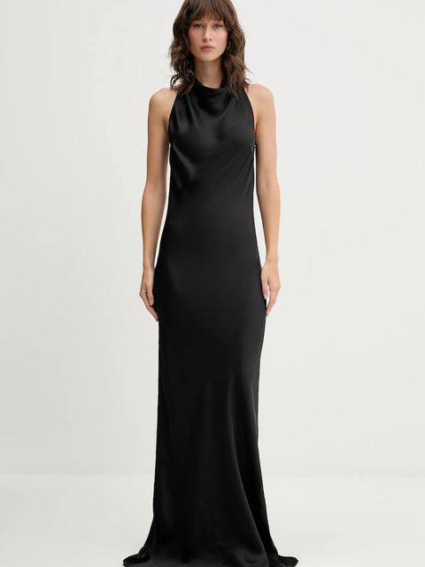 Rotate sukienka kolor czarny maxi rozkloszowana 114332100 - zdjęcie produktu nr 1