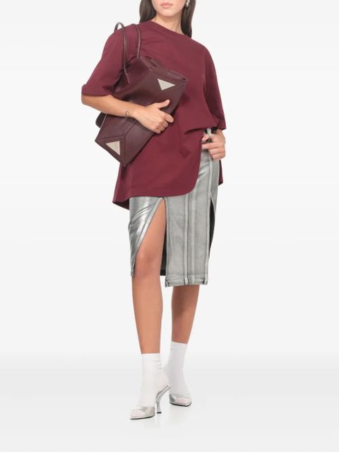 The Attico side-split T-shirt - Red - zdjęcie produktu nr 2