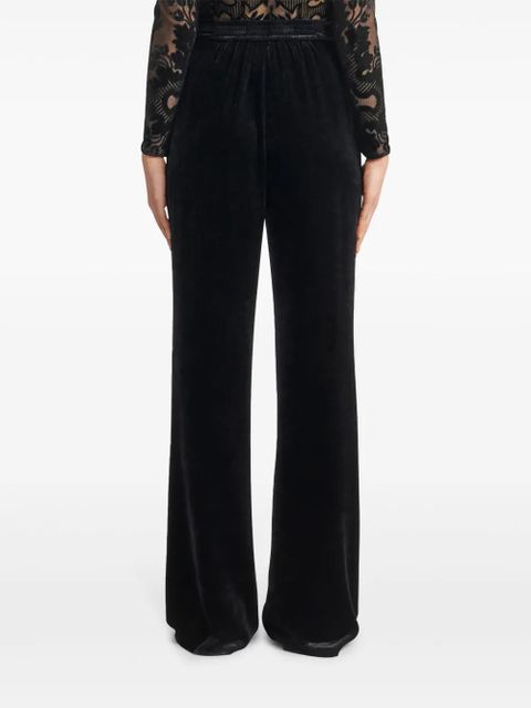 ETRO velvet straight-leg trousers - Black - zdjęcie produktu nr 2