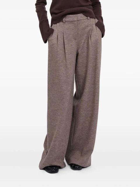 Simkhai pleat-detail trousers - Brown - zdjęcie produktu nr 1