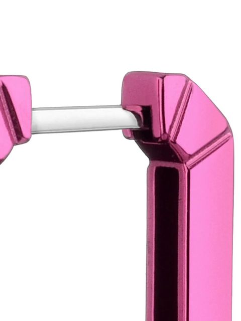 EÉRA 18K white gold Candy Mini single earring - Pink