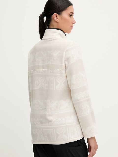 Columbia bluza outdoorowa Benton Springs damska kolor beżowy wzorzysta 2085611