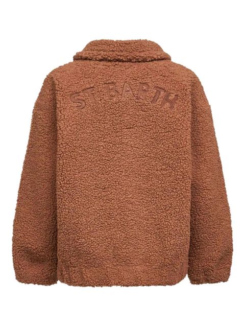 MC2 Saint Barth snap-button embroidered coat - Brown - zdjęcie produktu nr 2