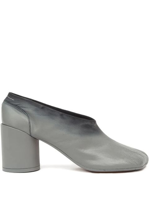 MM6 Maison Margiela leather pumps - Grey - zdjęcie produktu nr 1