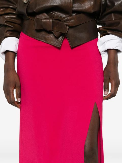 Valentino Garavani zip-fastening midi skirt - Pink