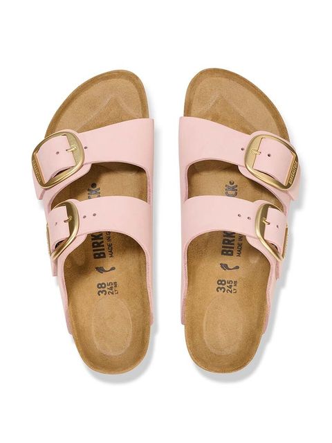Birkenstock klapki nubukowe Arizona Big Buckle