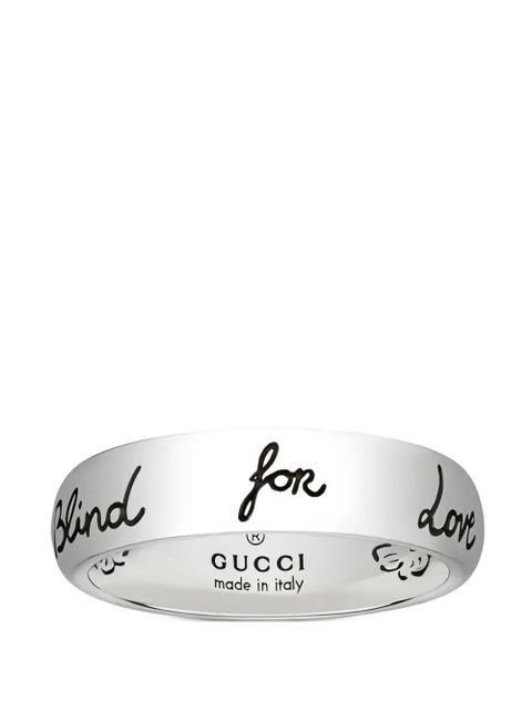 Gucci Blind For Love ring - Silver - zdjęcie produktu nr 1