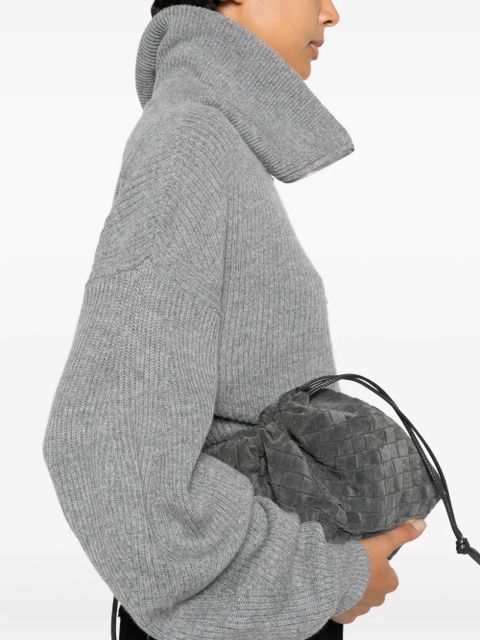 Sportmax ribbed zip-up cardigan - Grey