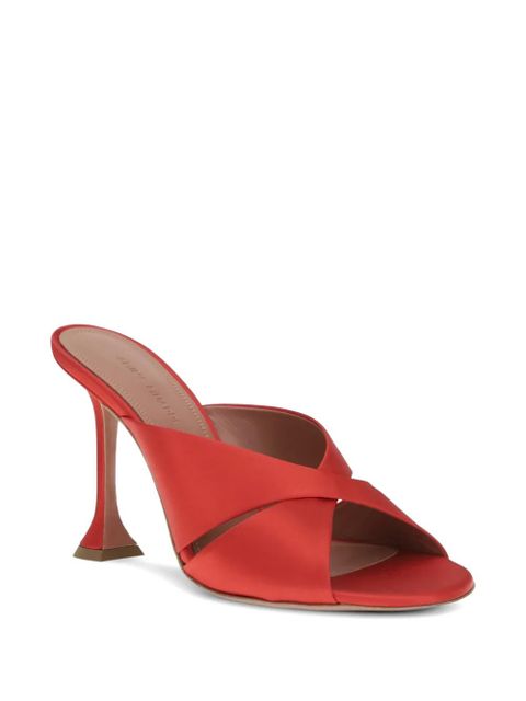 Amina Muaddi Salma crossover-strap sandals - Red - zdjęcie produktu nr 2