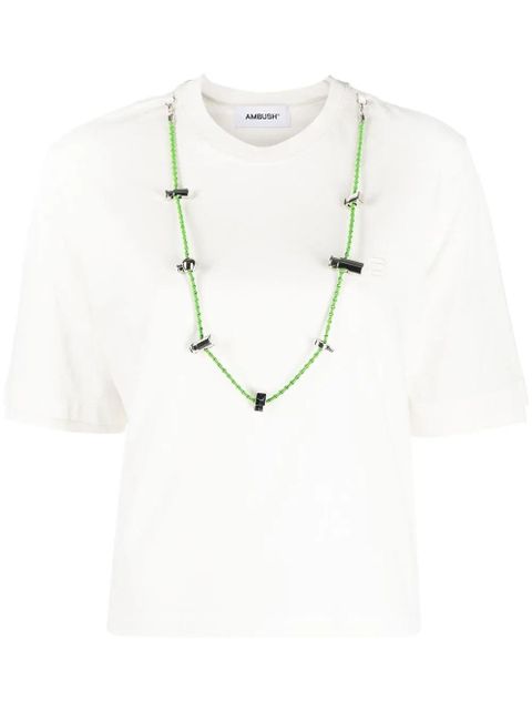 AMBUSH Stoppers boxy T-shirt - White - zdjęcie produktu nr 1