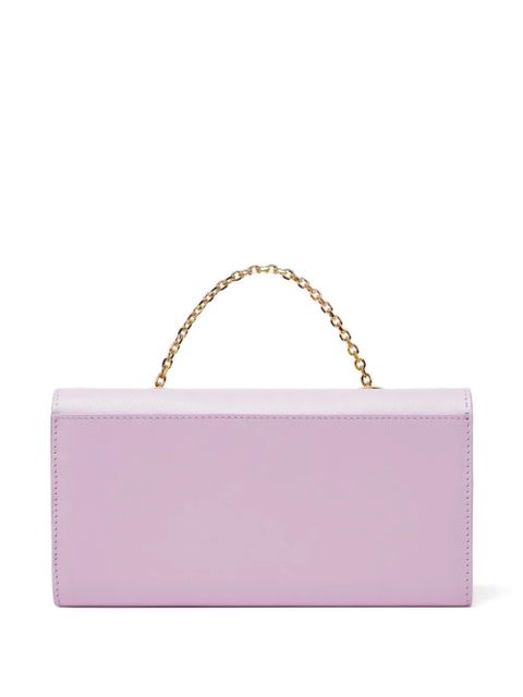 FENDI FF Diamonds leather clutch bag - Purple - zdjęcie produktu nr 2