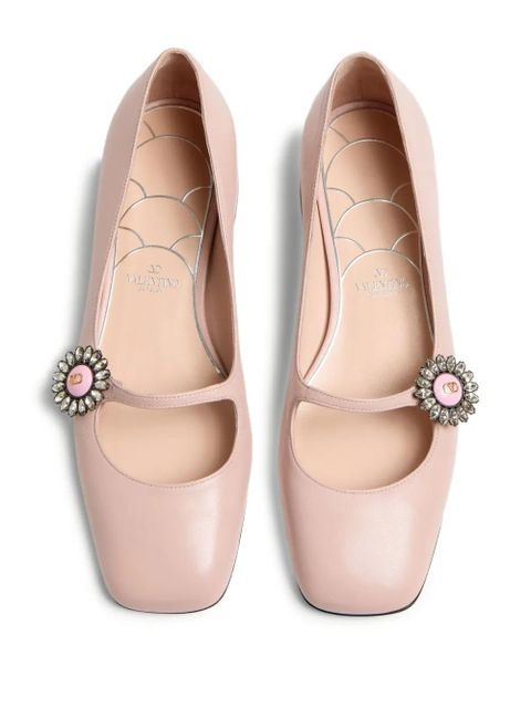 Valentino Garavani 20mm Preshoes Mary-Jane ballet flats - Pink