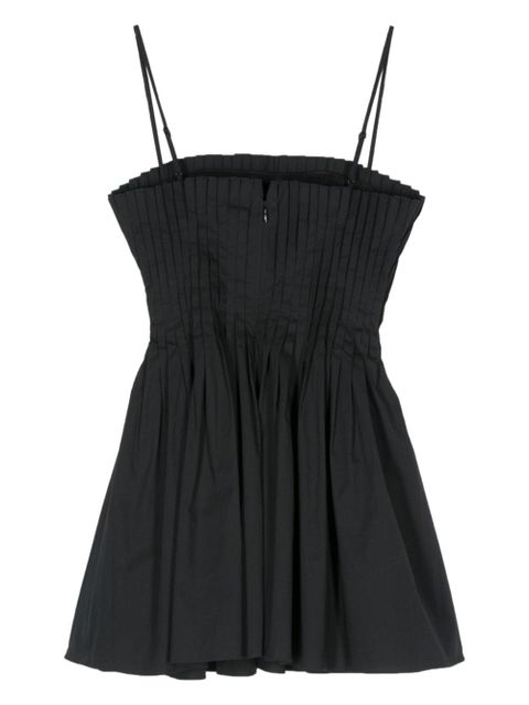 STAUD pleated mini dress - Black - zdjęcie produktu nr 2