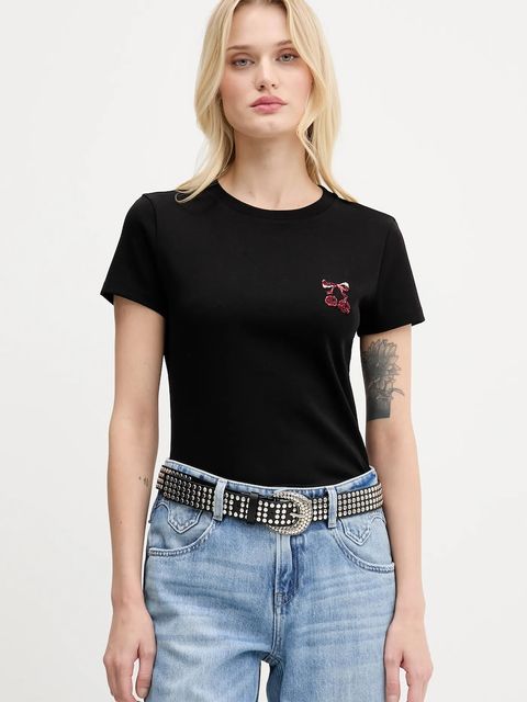 Miss Sixty t-shirt damski kolor czarny 6S2SJ19500 - zdjęcie produktu nr 1