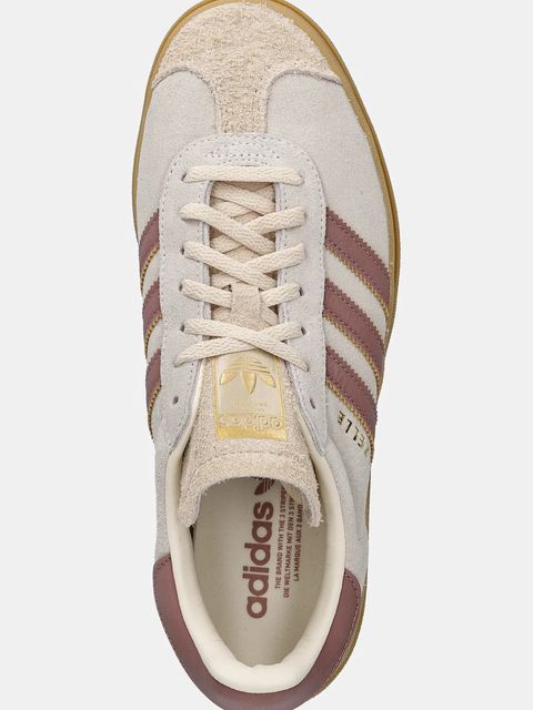 adidas Originals sneakersy zamszowe Gazelle Bold damskie kolor beżowy JS3893