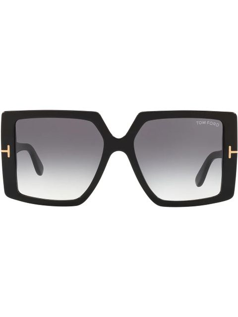 TOM FORD Eyewear oversize-frame gradient-lens sunglasses - Black - zdjęcie produktu nr 1