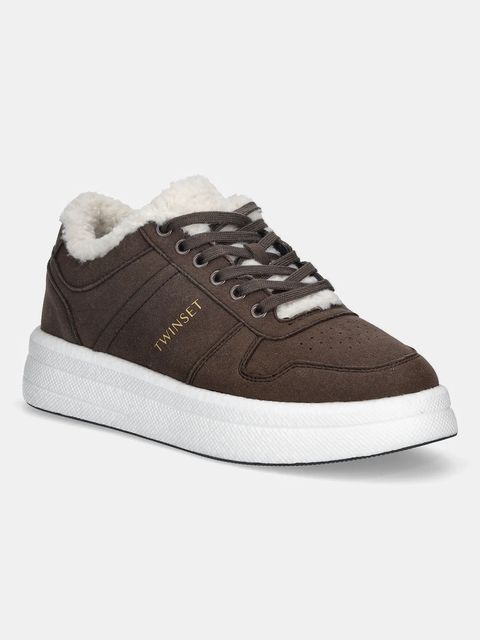 Twinset sneakersy damskie kolor brązowy 252TGT01G - zdjęcie produktu nr 1