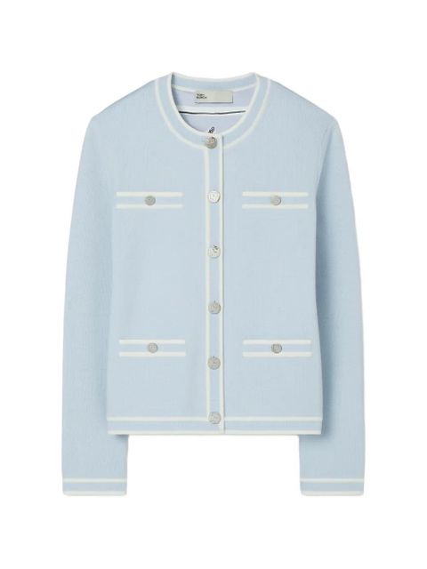 Tory Burch Kendra cardigan - Blue - zdjęcie produktu nr 1