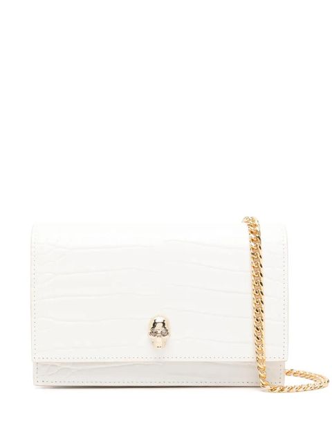 Alexander McQueen small Skull cross body bag - White - zdjęcie produktu nr 1