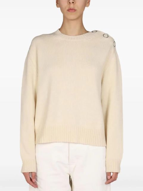 Jil Sander button-detail sweater - Neutrals - zdjęcie produktu nr 1