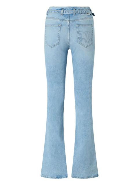 PINKO buckle-embellished flared jeans - Blue - zdjęcie produktu nr 2