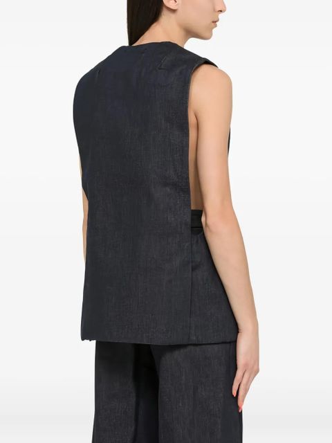 AMIRI denim waistcoat - Black - zdjęcie produktu nr 2