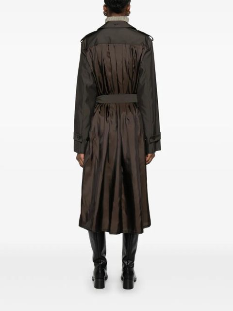 OUR LEGACY Origami belted trench coat - Brown