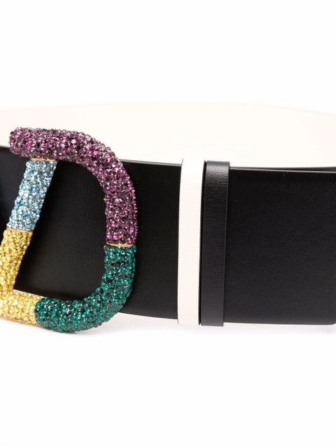 Valentino Garavani VLogo Signature leather belt - Black - zdjęcie produktu nr 2