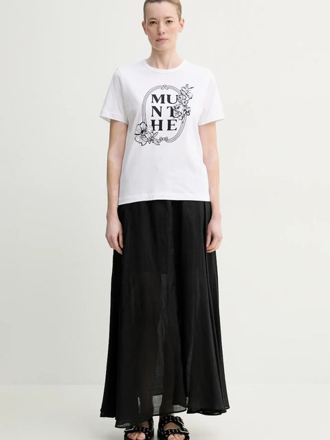 MUNTHE t-shirt bawełniany FYNELLA - zdjęcie produktu nr 1