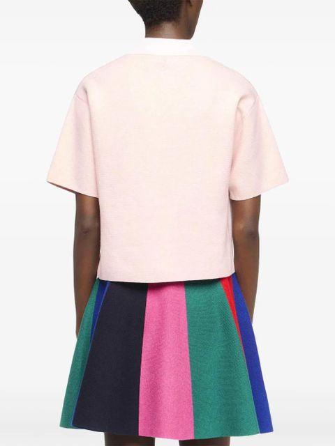 JW Anderson cropped polo shirt - Pink