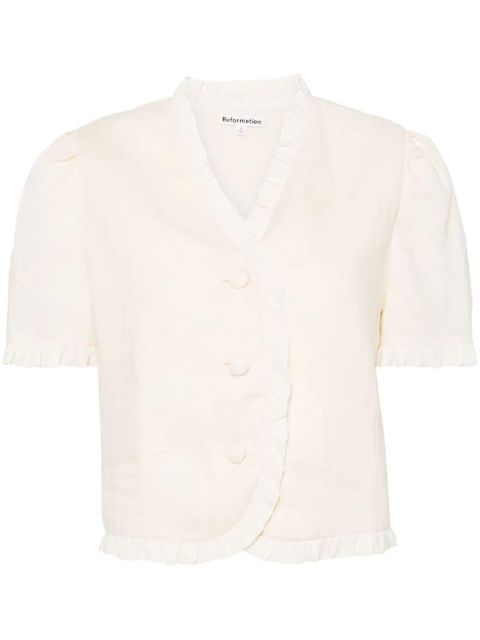 Reformation Bess top - Neutrals - zdjęcie produktu nr 1