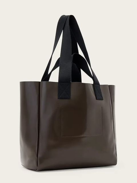 AllSaints torba skórzana IZZY kolor brązowy W391XD