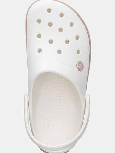 Crocs klapki Crocband damskie kolor biały 11016