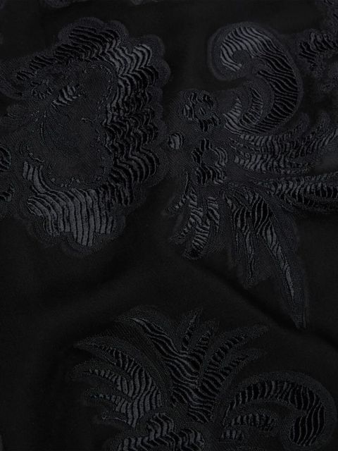 ETRO paisley-pattern chiffon blouse - Black