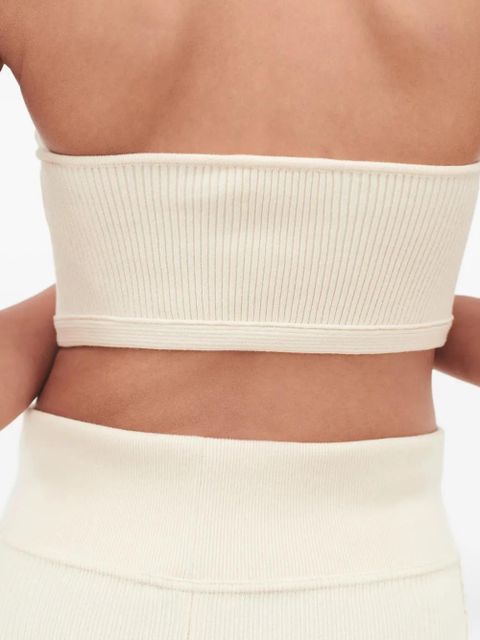 WARDROBE.NYC ribbed halterneck top - Neutrals