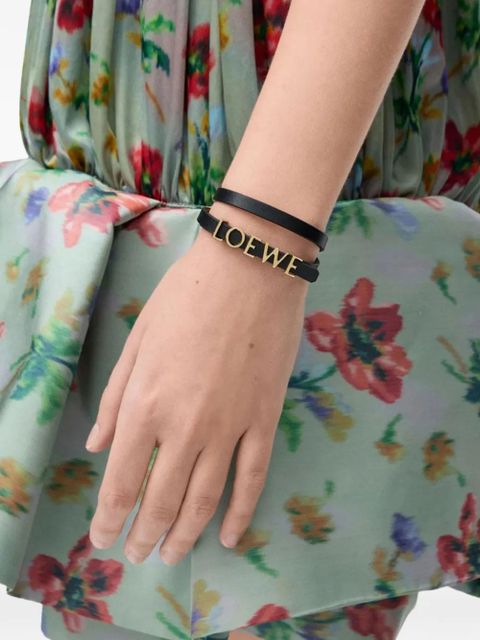 LOEWE leather bracelet - Black - zdjęcie produktu nr 2