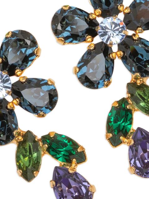 Jennifer Behr Odelia flower-drop earrings - Gold - zdjęcie produktu nr 2