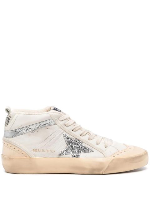 Golden Goose Mid-Star leather sneakers - Neutrals - zdjęcie produktu nr 1