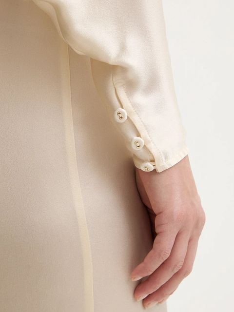 Twinset sukienka z dodatkiem jedwabiu