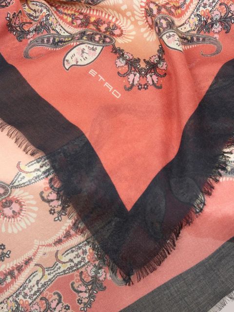 ETRO circular paisley shawl - Orange - zdjęcie produktu nr 2