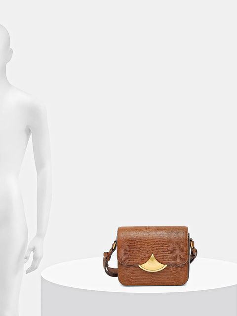 Sessun torebka skórzana kolor brązowy 25102003