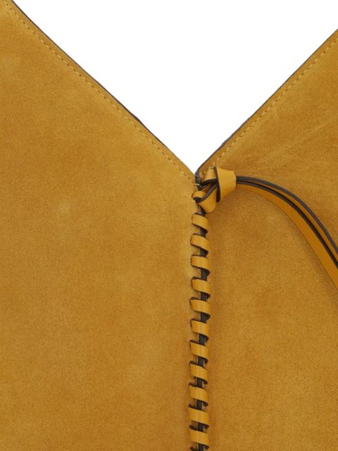 ISABEL MARANT Tampa suede tote bag - Yellow