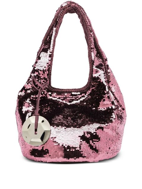 JW Anderson mini sequinned tote bag - Pink