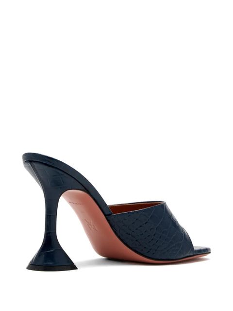Amina Muaddi 95mm Lupita heeled mules - Blue