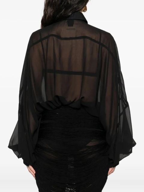 PINKO button-down long-sleeve bodysuit - Black