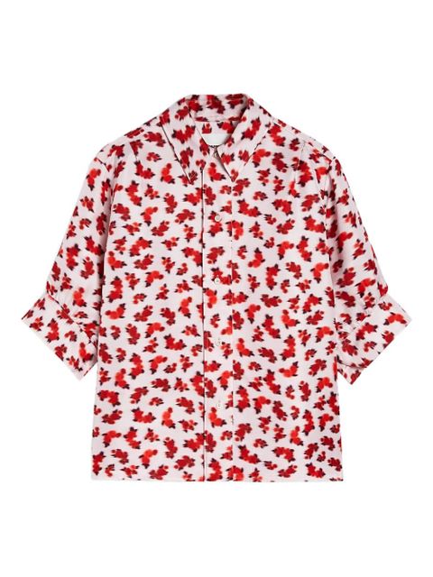 Jil Sander floral-print shirt - Red - zdjęcie produktu nr 1