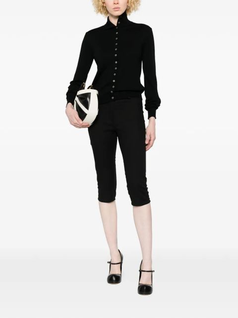 Moschino buttoned turtleneck cardigan - Black - zdjęcie produktu nr 2